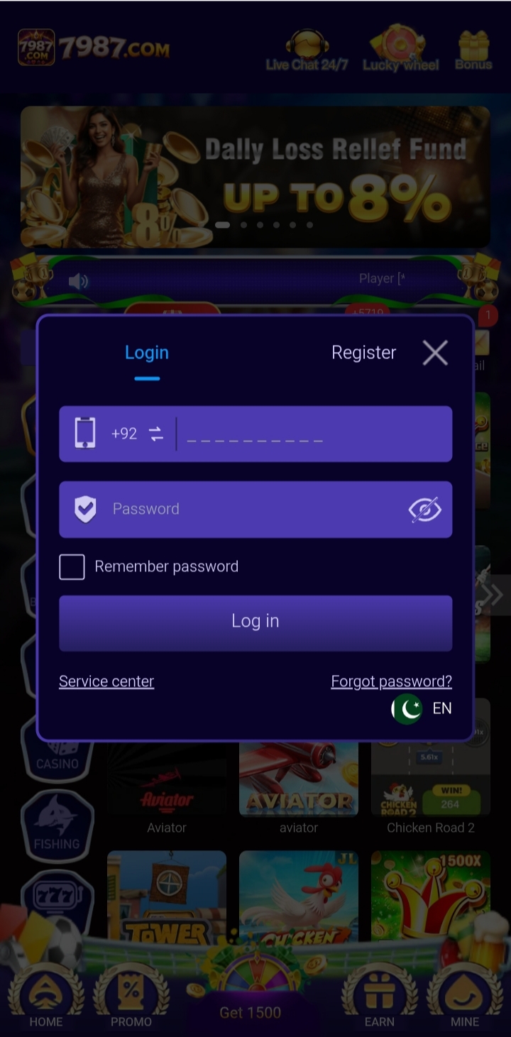 Login 7987 Game